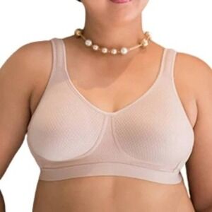 ABC Massage Bra Signature Collection Beige 525 US 40D Mastectomy Post-Surgical